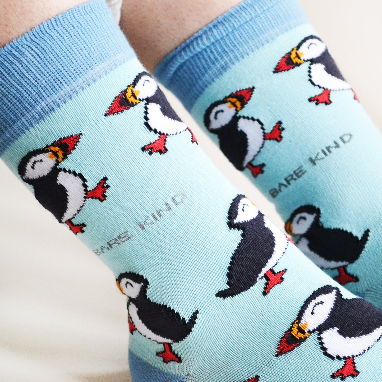 Save the Puffins Bamboo Socks Socks Bare Kind