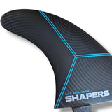 Shapers Fins CAD Airlite Extra Large Thruster Set FCS Compatible