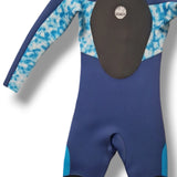 Alder Kids Stealth Junior 5/4/3mm Back Zip Blue Wetsuit