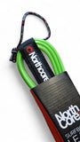 Northcore 7'0 Surfboard Leash Green