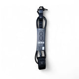 FCS All Round Essential Surf Leash 8'0 Black 8ft