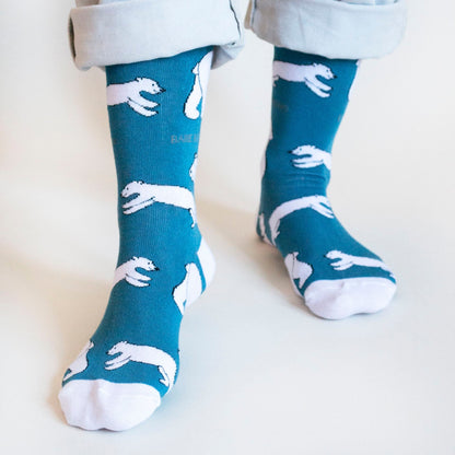 Save the Polar Bears Bamboo Socks Socks Bare Kind