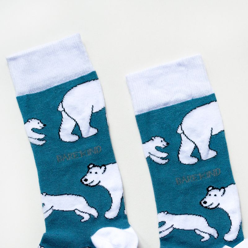 Save the Polar Bears Bamboo Socks Socks Bare Kind