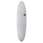NSP 7’6 Protech Funboard White Tint Surfboard