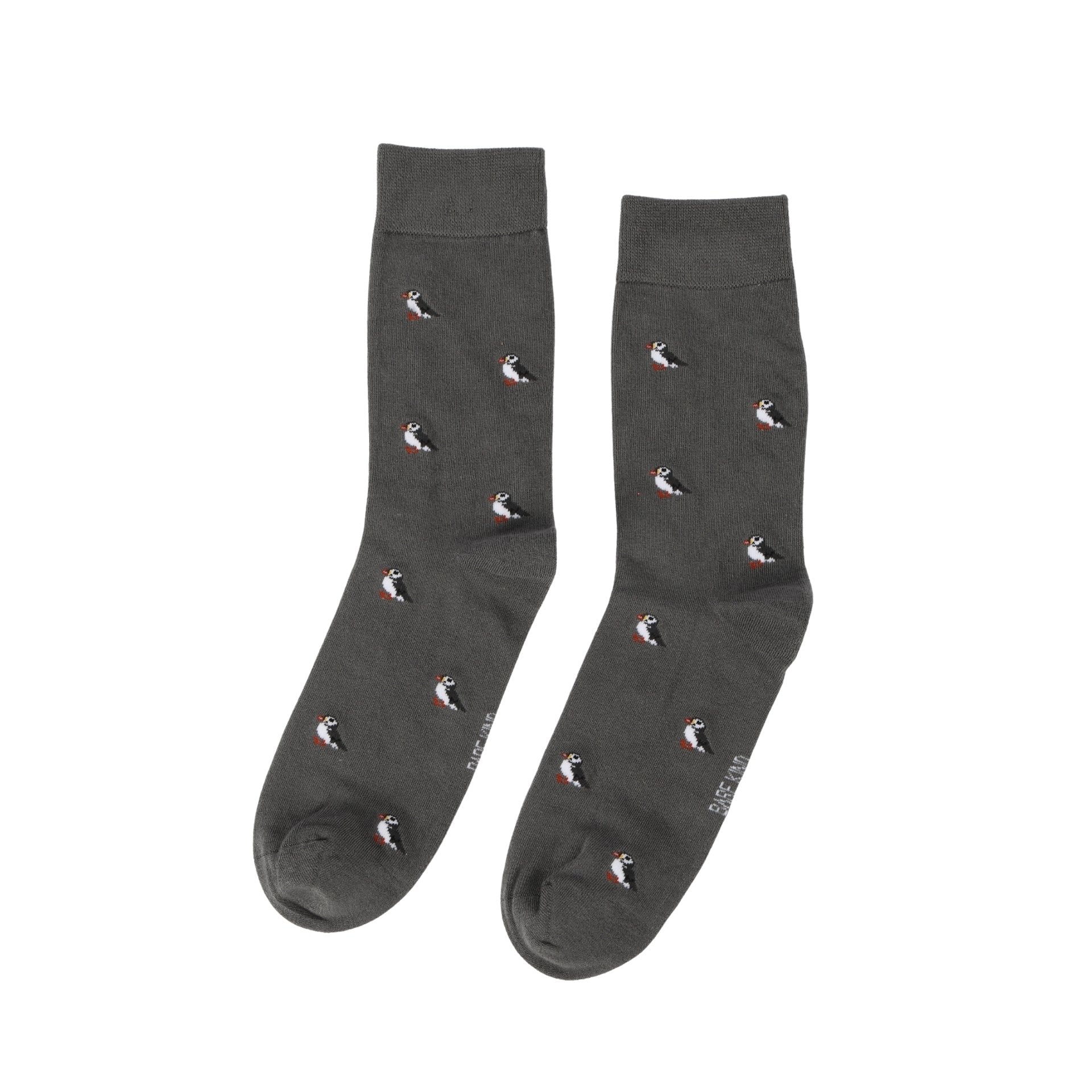 Save the Puffin Small Motif Bamboo Socks Socks Bare Kind