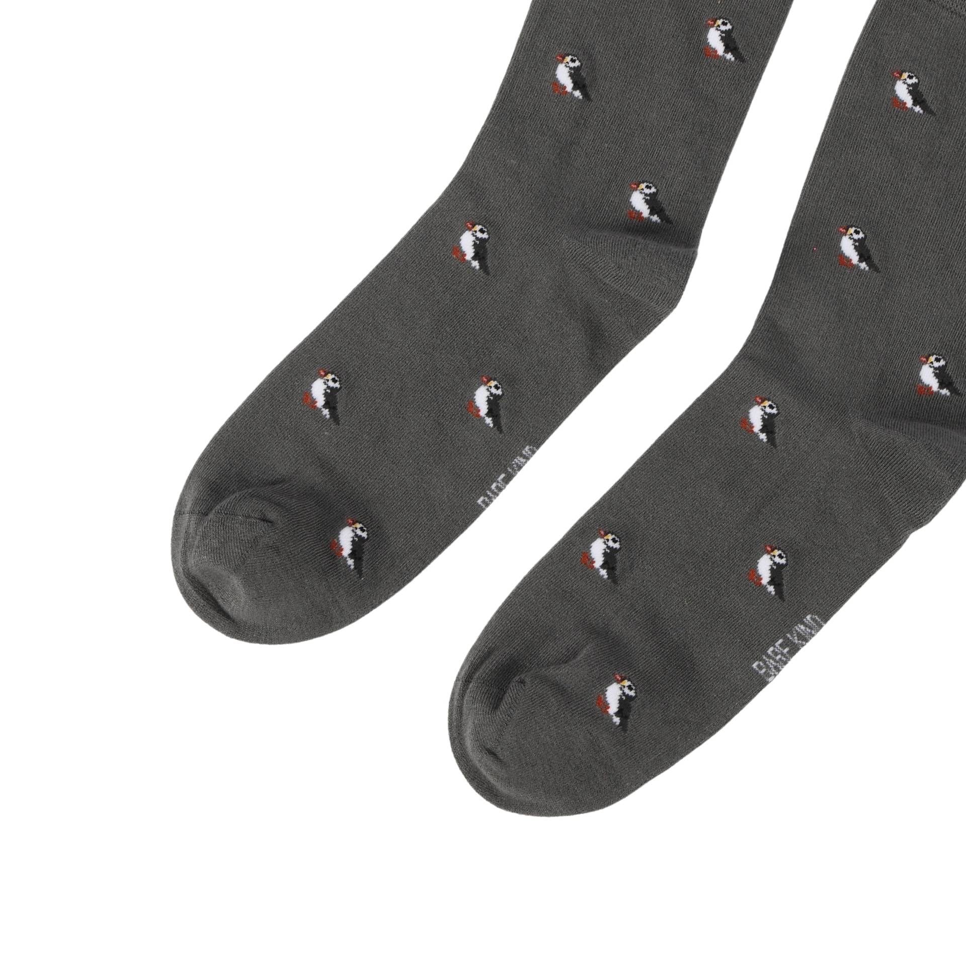Save the Puffin Small Motif Bamboo Socks Socks Bare Kind