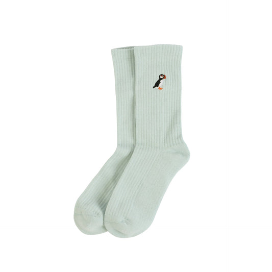 Save the Puffin Ribbed Bamboo Socks Socks Bare Kind