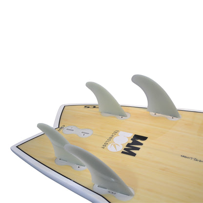 Surfboard Fins Quad Set (4 Fin FCS compatible M5+G-X spec) Surfboard Fins Circle One Surf