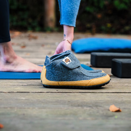 Quokka - Women's - Grey & Curry Quokka Slippers Gumbies