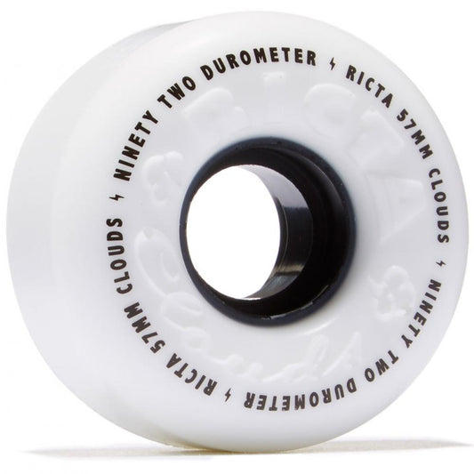 Ricta Clouds 92a Skateboard Wheel Set Skateboard Wheels Ricta 52mm White