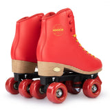 Rookie Quad Rollerskates Classic 78 Red Adult Kids Roller Boots - Bob Gnarly Surf