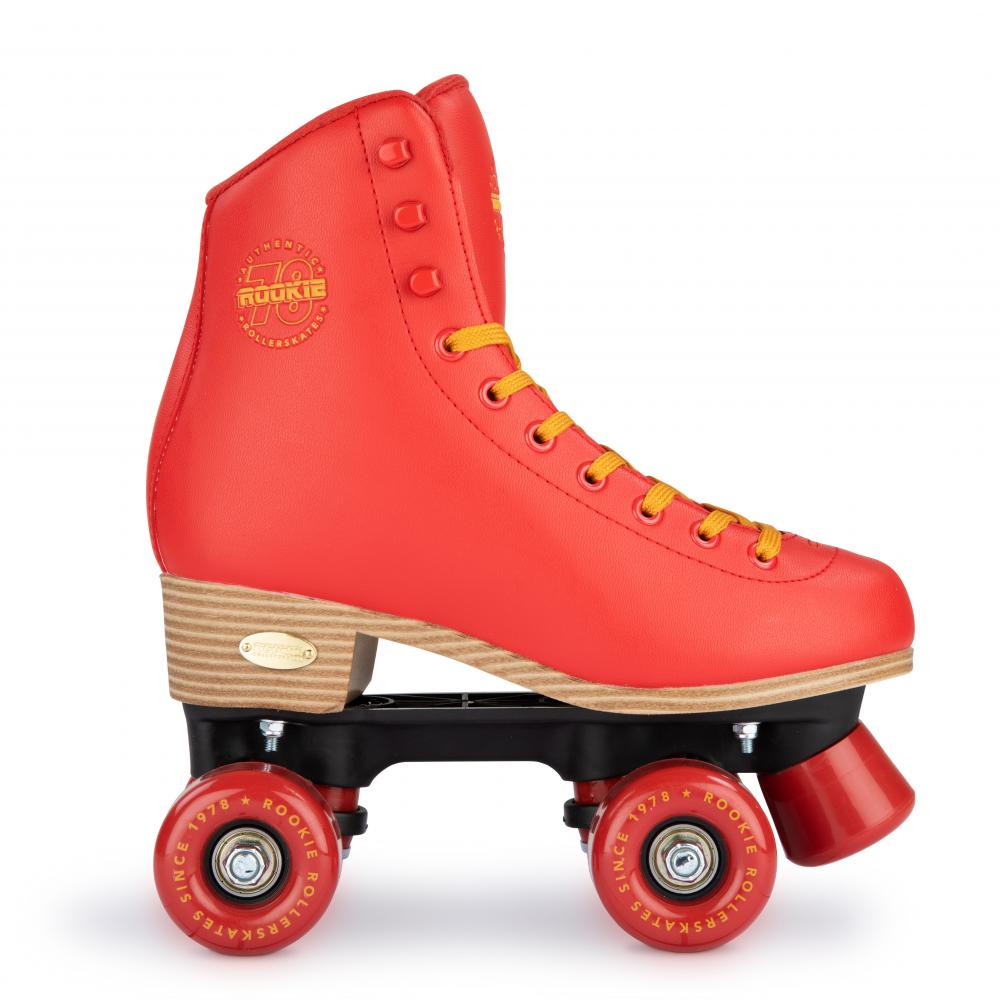 Rookie Kids Classic 78's Red Quad Roller Skate Kids Roller Boots Roller Skates Rookie