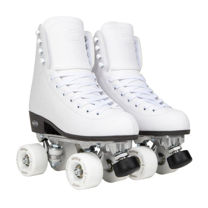 Rookie Artistic White Quad Roller Skate Adult Kids Roller Boots Roller Skates Rookie