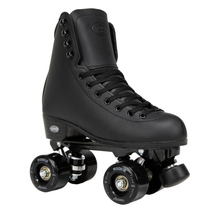 Rookie Artistic Black Quad Roller Skate Adult Kids Roller Boots Roller Skates Rookie