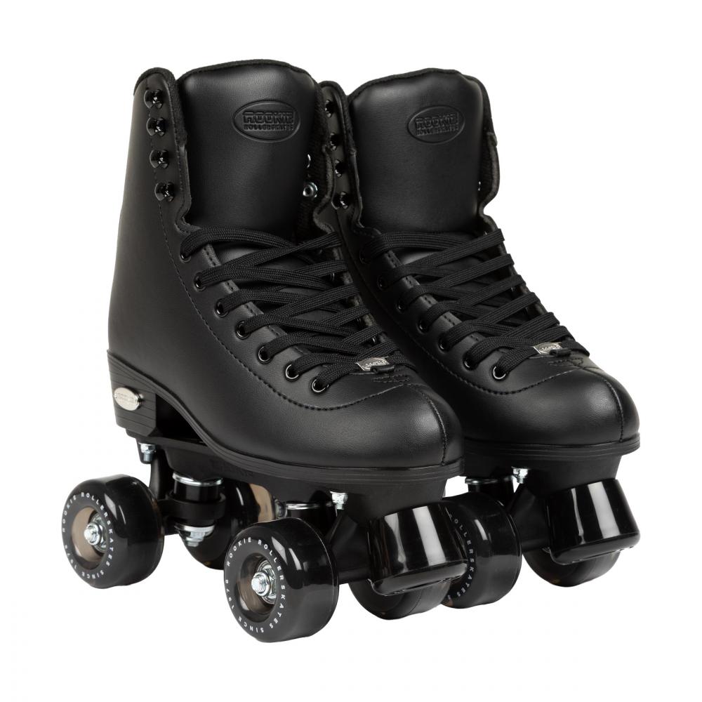 Rookie Classic 78's Black Quad Roller Skate Adult Kids Roller Boots Roller Skates Rookie