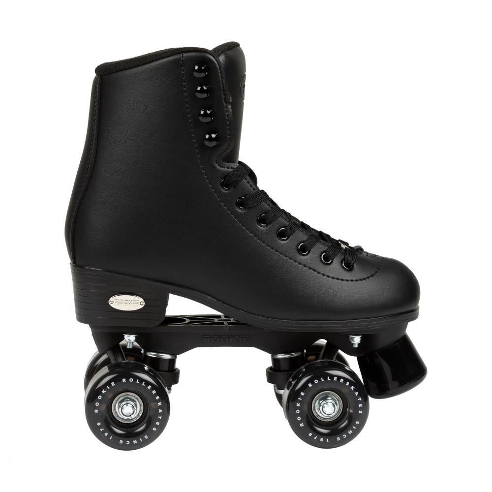 Rookie Classic 78's Black Quad Roller Skate Adult Kids Roller Boots Roller Skates Rookie