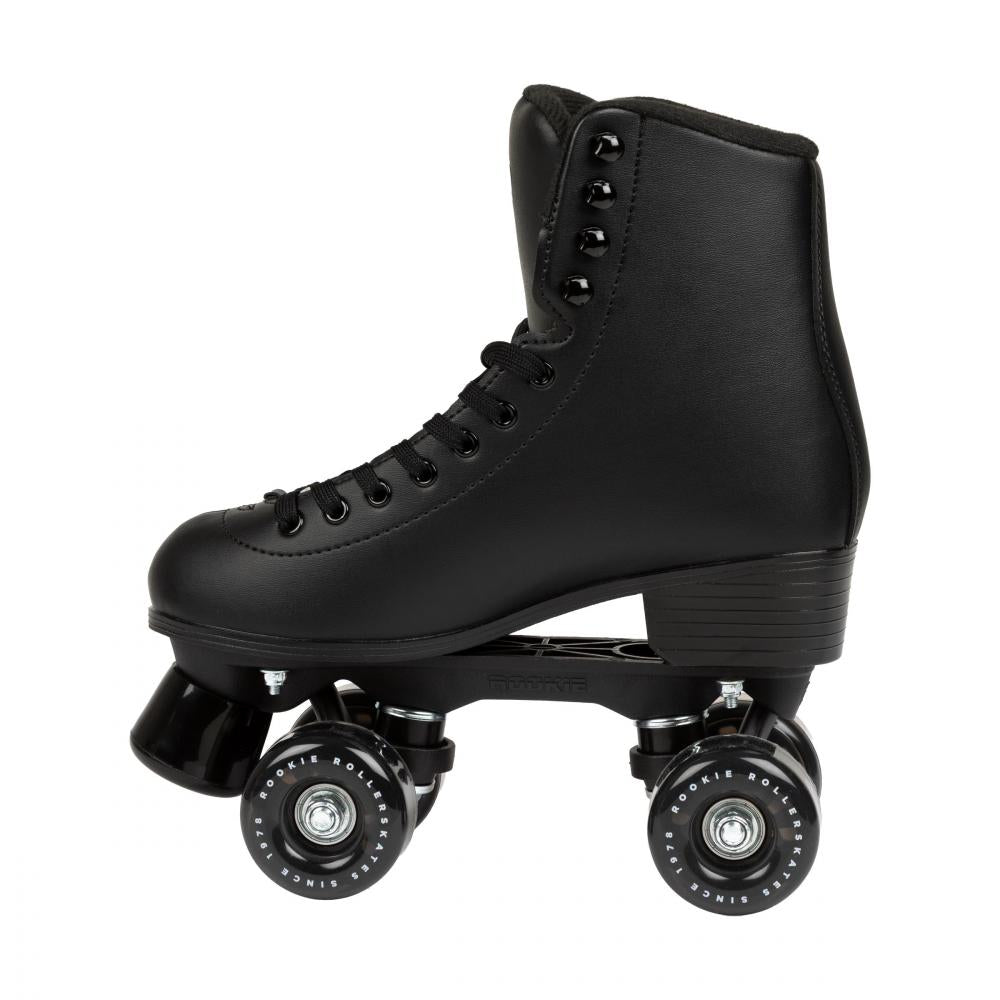 Rookie Classic 78's Black Quad Roller Skate Adult Kids Roller Boots Roller Skates Rookie