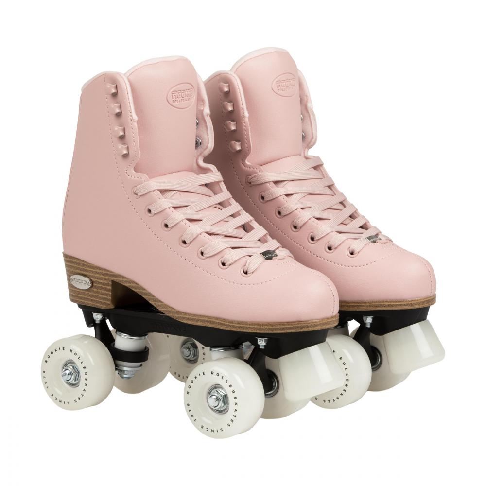Rookie Classic 78's Pink Quad Roller Skate Adult Kids Roller Boots Roller Skates Rookie