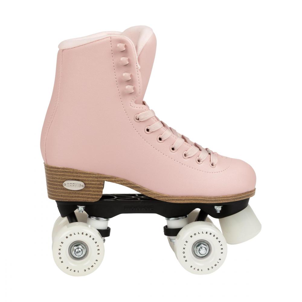 Rookie Classic 78's Pink Quad Roller Skate Adult Kids Roller Boots Roller Skates Rookie