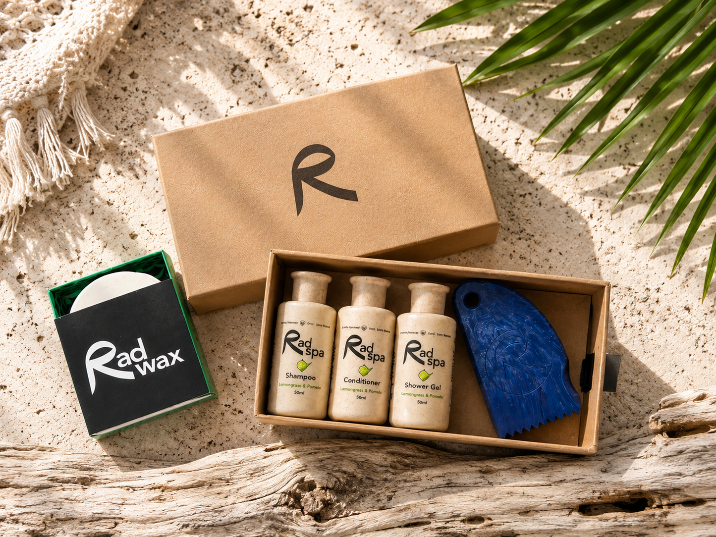 Rad Wax Surf Trip Essentials Gift Set | Surf Travel Kit