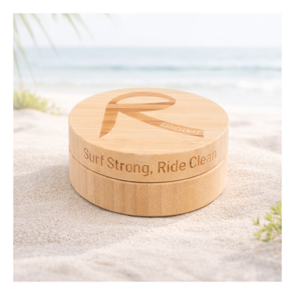 Rad Wax Bamboo Keepsafe Wax Tin | Surf Wax Storage Case