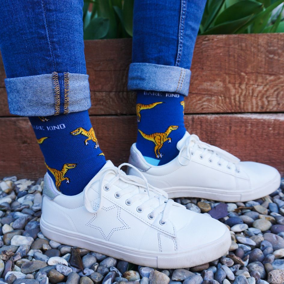 Save the Velociraptors Bamboo Socks Socks Bare Kind