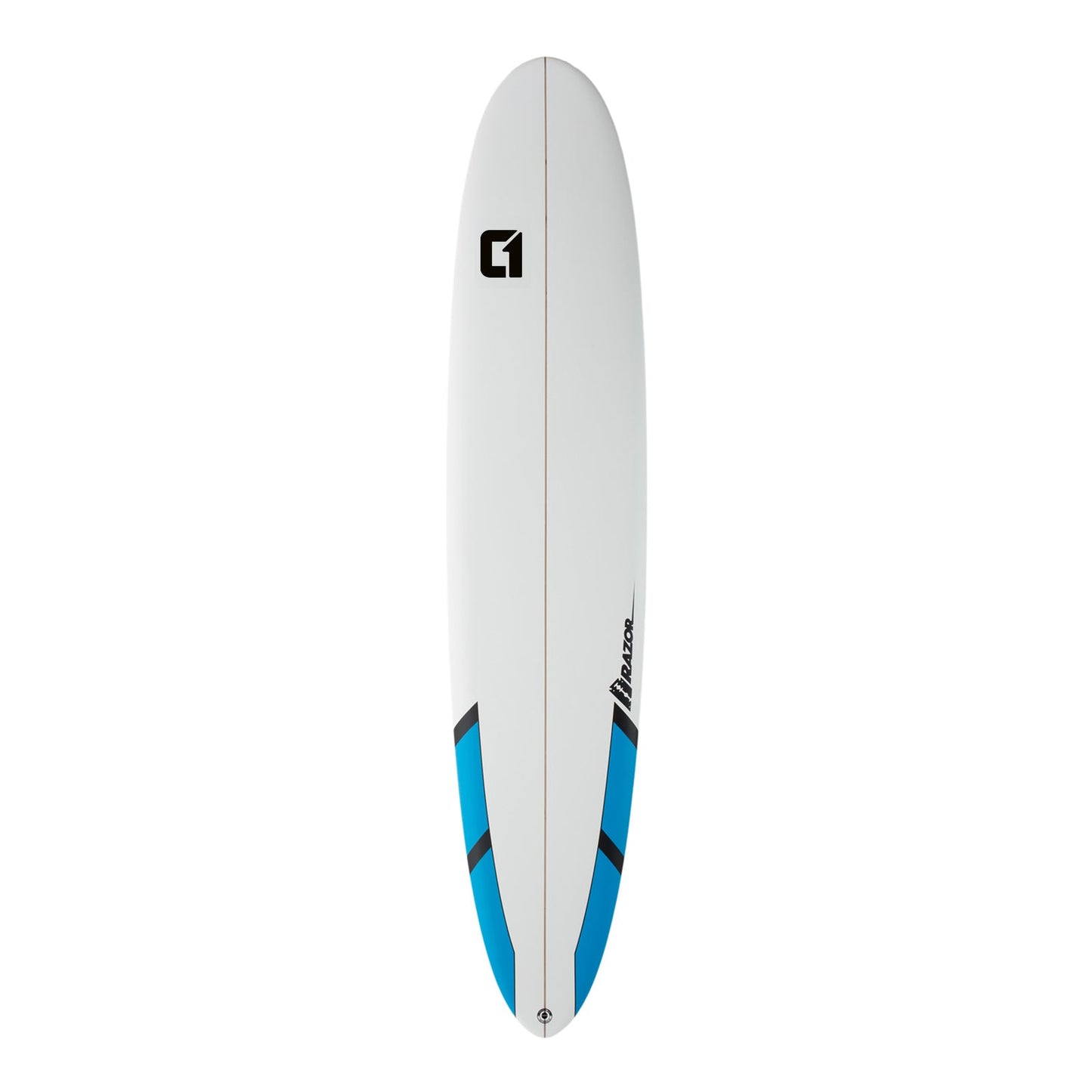 9ft Razor Round Tail Longboard Surfboard in Matt Finish Longboard Circle One Surf Blue