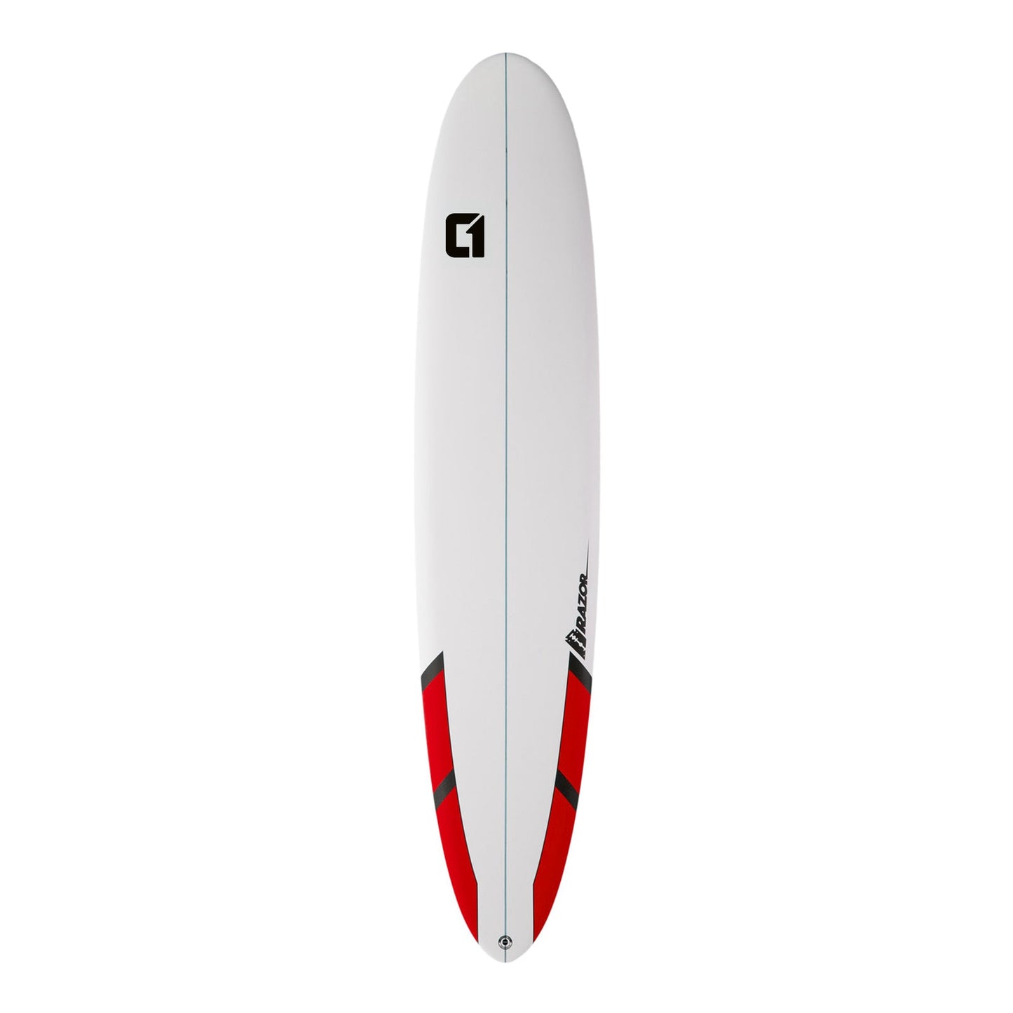 9ft Razor Round Tail Longboard Surfboard in Matt Finish Longboard Circle One Surf Red