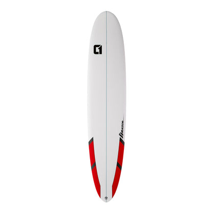 9ft Razor Round Tail Longboard Surfboard in Matt Finish Longboard Circle One Surf Red