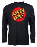 Santa Cruz Classic Dot Long Sleeve T-Shirt Black