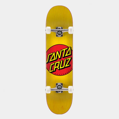 Santa Cruz Complete Skateboard Kit 7.75" Yellow Classic Dot w/ Bullet & Ricta Street Santa Cruz