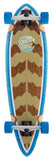 Santa Cruz Stipple Wave Dot Pintail Complete Cruiser Skateboard