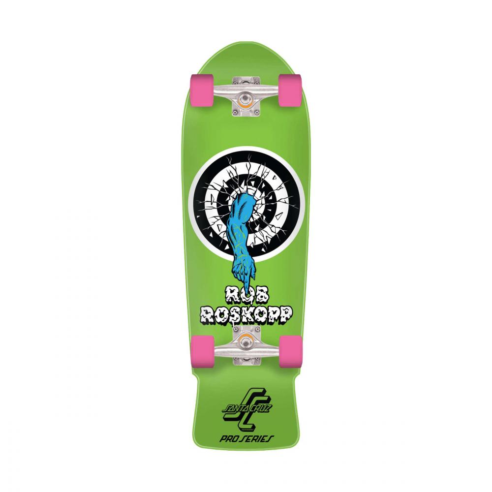 Santa Cruz Skateboard 10" Complete Roskopp One Street Santa Cruz 10”