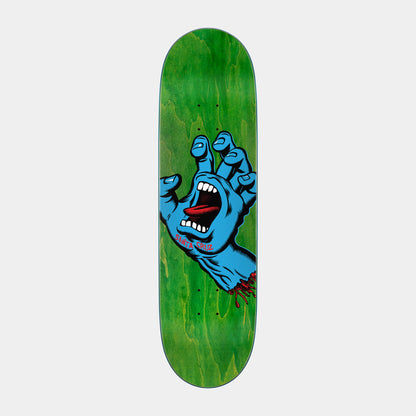Santa Cruz Logo Skateboard Deck Screaming Hand 8.8" Green Street Santa Cruz
