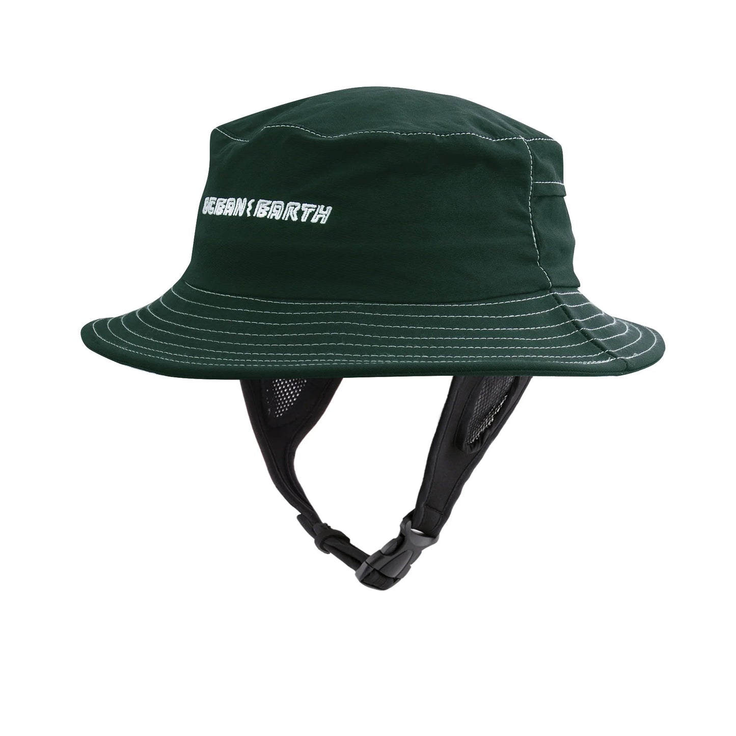 Ocean & Earth G-Land Lightweight Soft Peak Surf Hat Forest Green