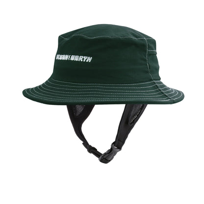 Ocean & Earth G-Land Lightweight Soft Peak Surf Hat Forest Green