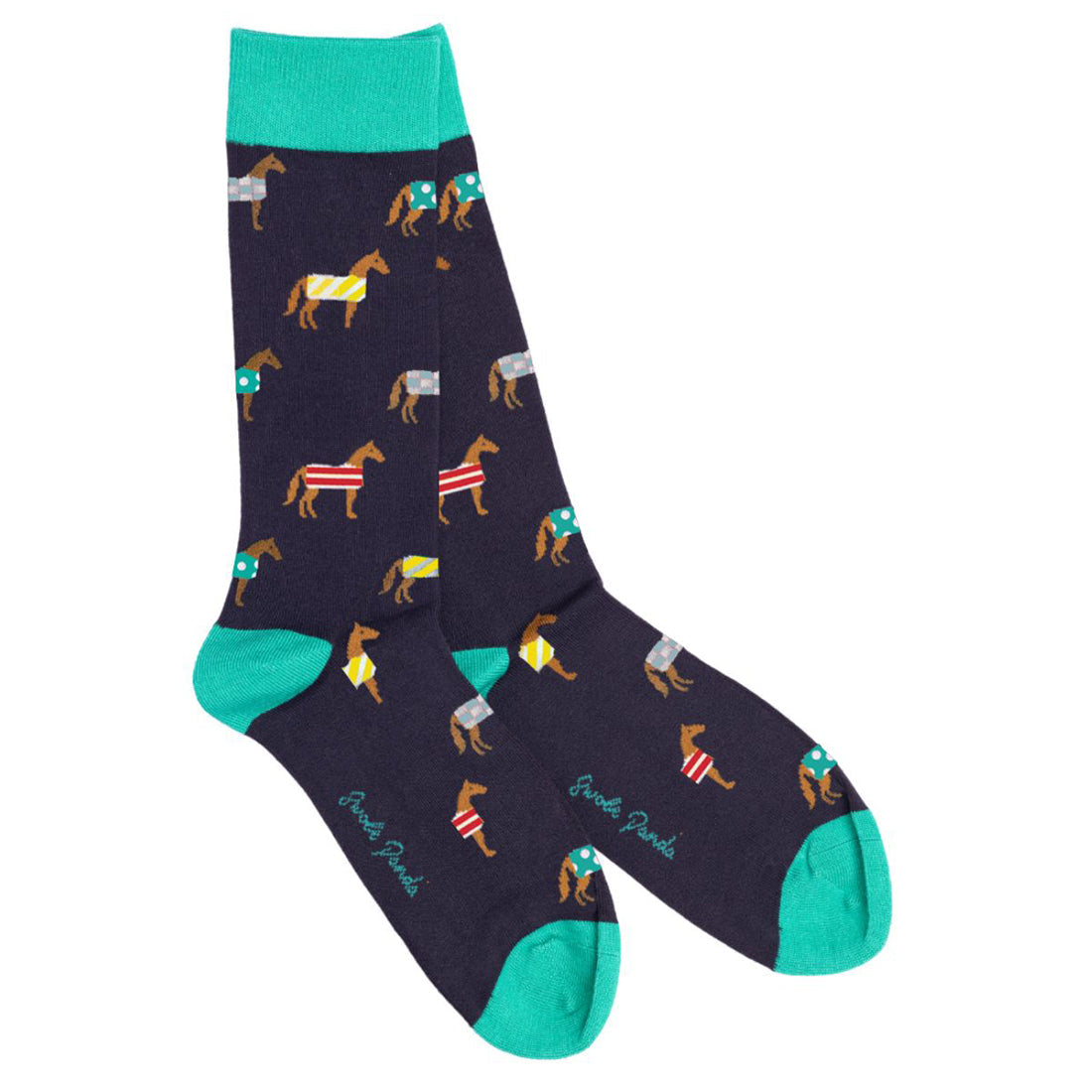 Horse Bamboo Socks Socks Swole Panda UK 4-7 (US 5-7.5 / EU 37-40)