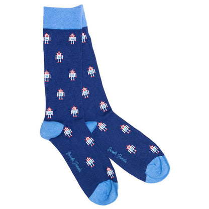 Robot Bamboo Socks Socks Swole Panda
