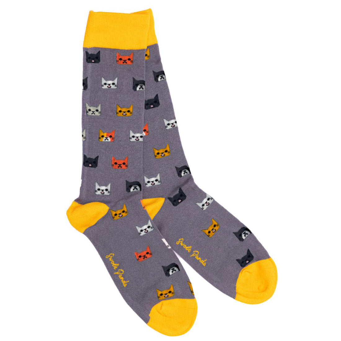 Cat Bamboo Socks Socks Swole Panda UK 4-7 (US 5-7.5 / EU 37-40)