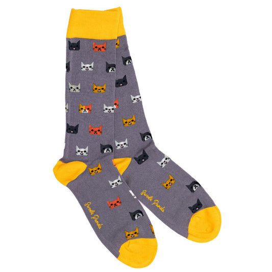 Cat Bamboo Socks Socks Swole Panda UK 4-7 (US 5-7.5 / EU 37-40)