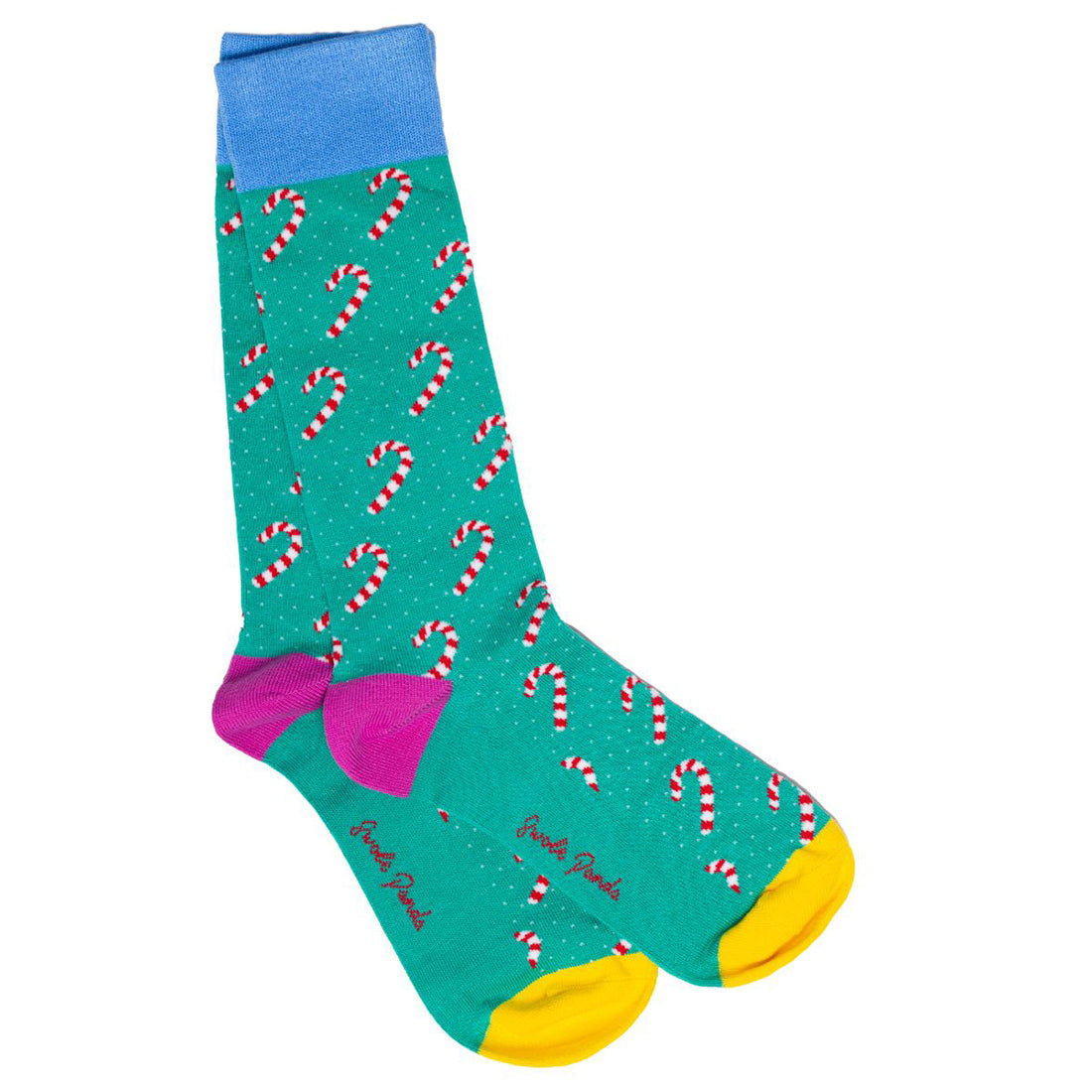 Candy Cane Bamboo Socks Socks Swole Panda UK 4-7 (US 5-7.5 / EU 37-40)