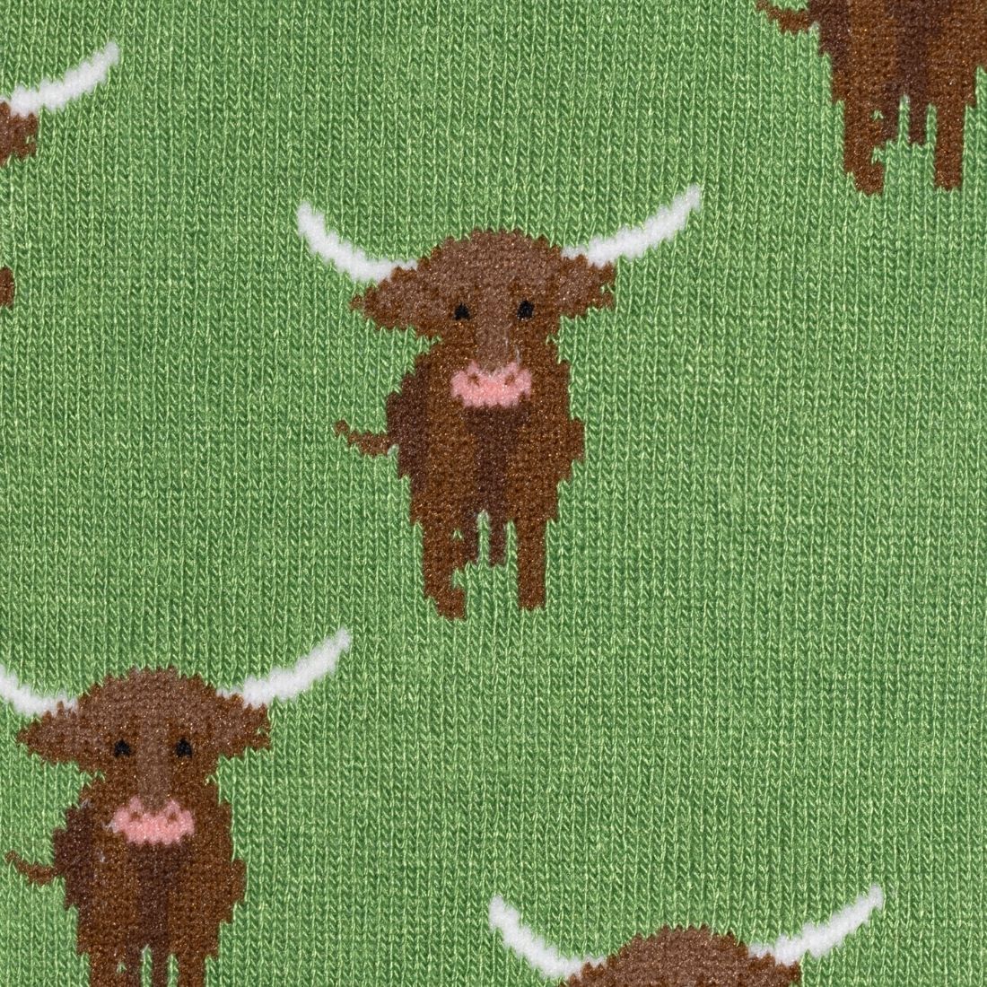Highland Cow Bamboo Socks Socks Swole Panda