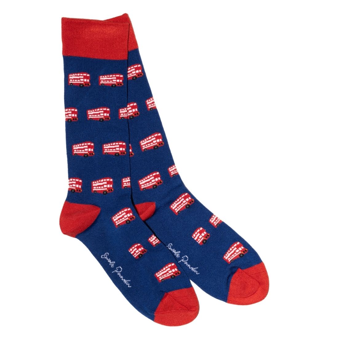 London Bus Bamboo Socks Socks Swole Panda UK 7-11 (US 8-12 / EU 40-47)