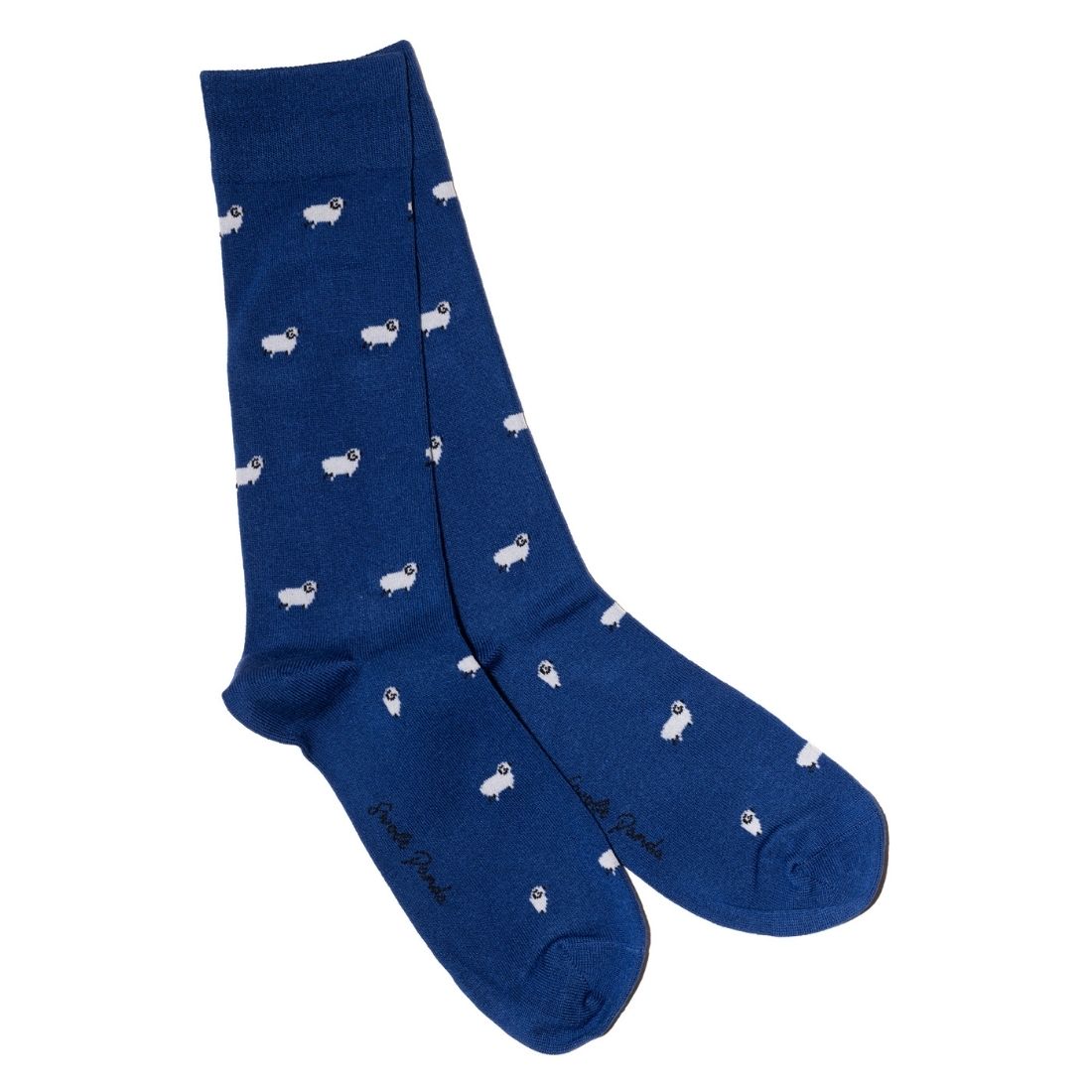 Navy Sheep Bamboo Socks Socks Swole Panda