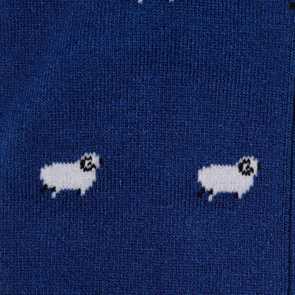 Navy Sheep Bamboo Socks Socks Swole Panda