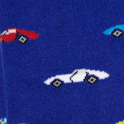 Blue Classic Car Bamboo Socks Socks Swole Panda
