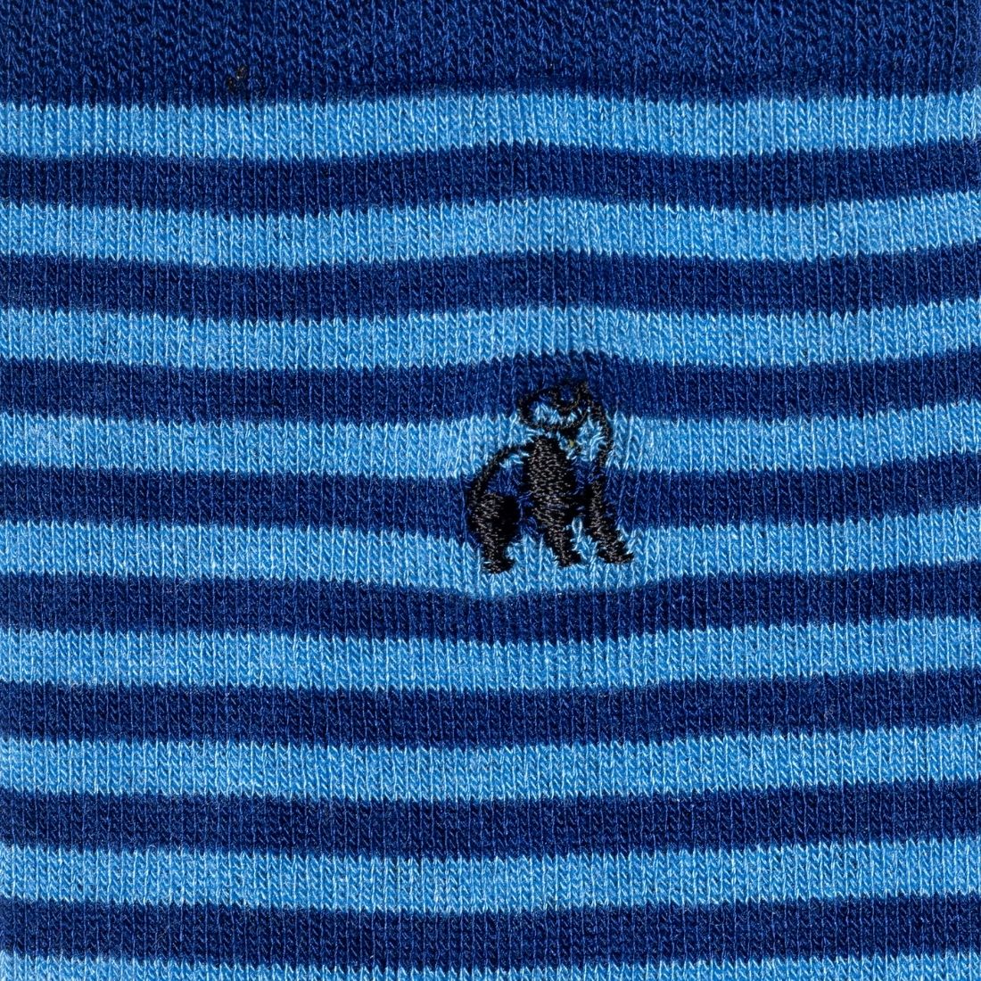 Sky Blue Narrow Striped Bamboo Socks Socks Swole Panda