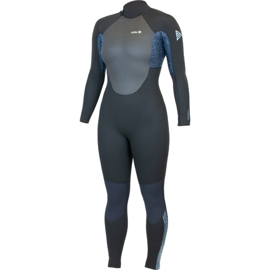 Alder Stealth Women's 5/4/3mm Back Zip Slate Wetsuit