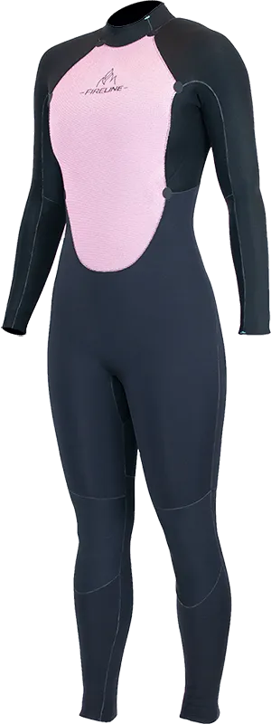 Alder Stealth Women's 5/4/3mm Back Zip Blue Wetsuit Wetsuits Alder
