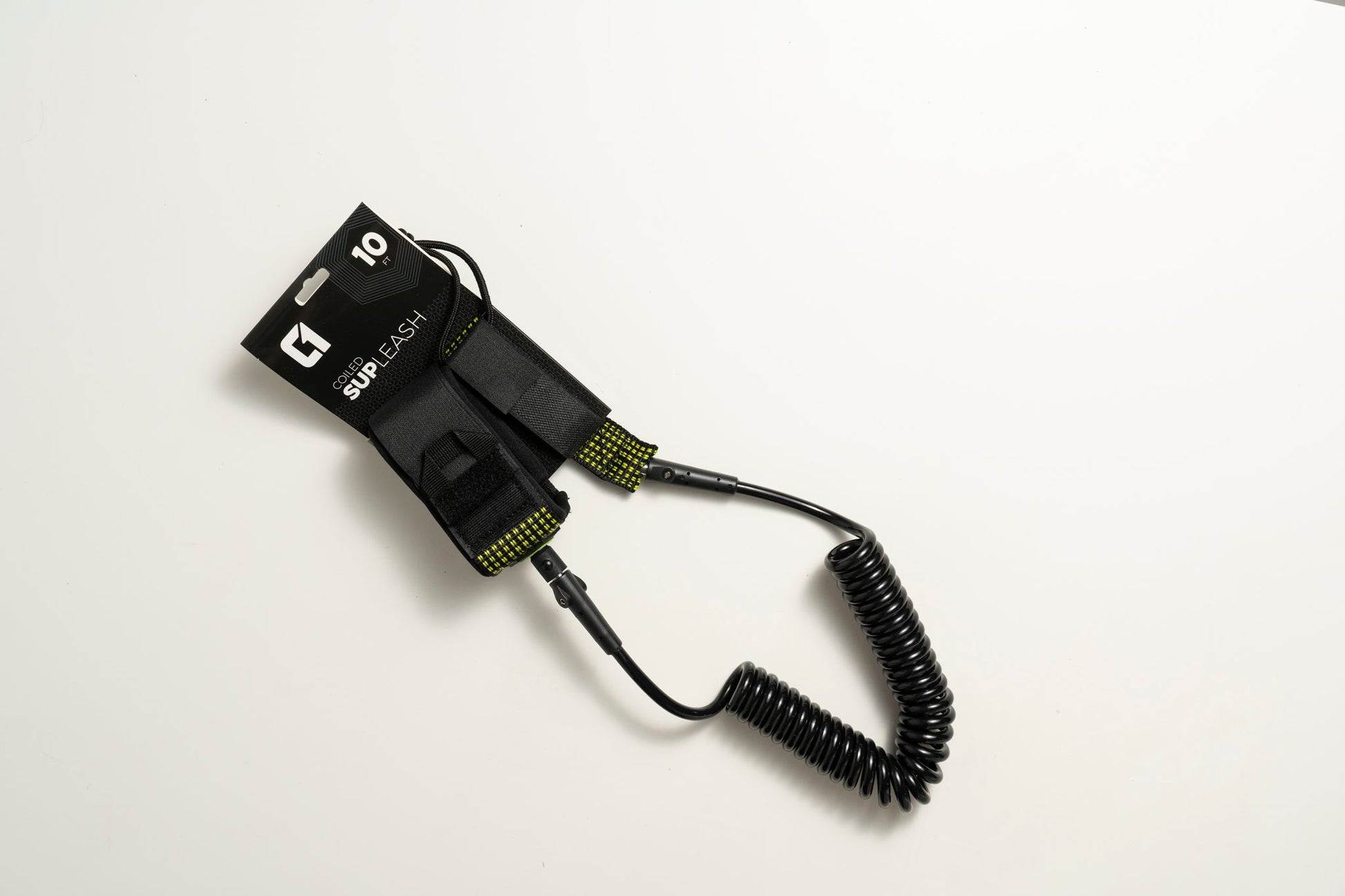 10ft Coiled SUP Ankle/Knee Leash Leash Circle One Surf